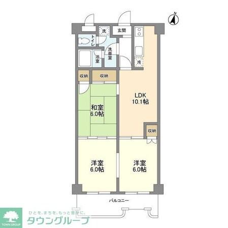 リベラルワタドの物件間取画像
